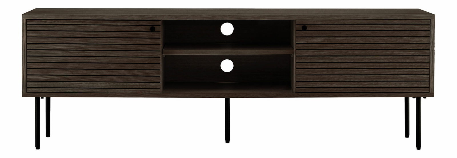 TV stolek/skříňka Ksitina 2 (tmavě hnědá)