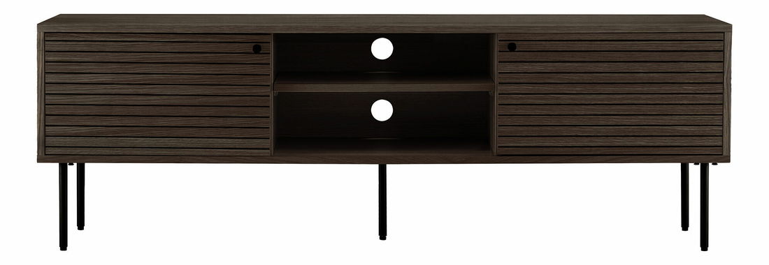 TV stolek/skříňka Ksitina 2 (tmavě hnědá)