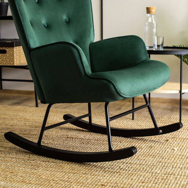 Houpací křeslo Especula (zelená)