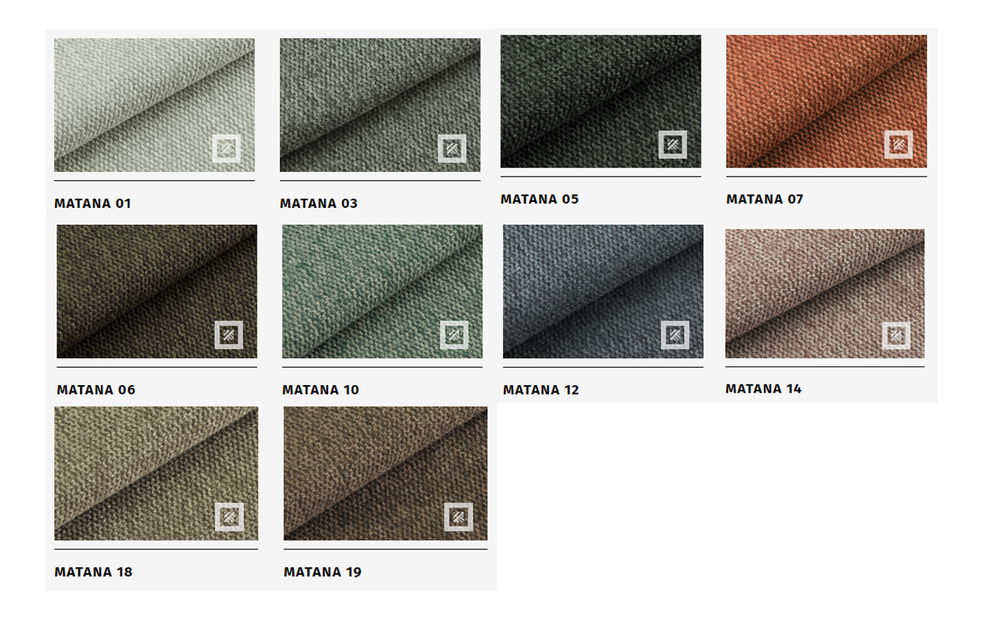 Rohová sedací souprava Duff (P) (khaki)