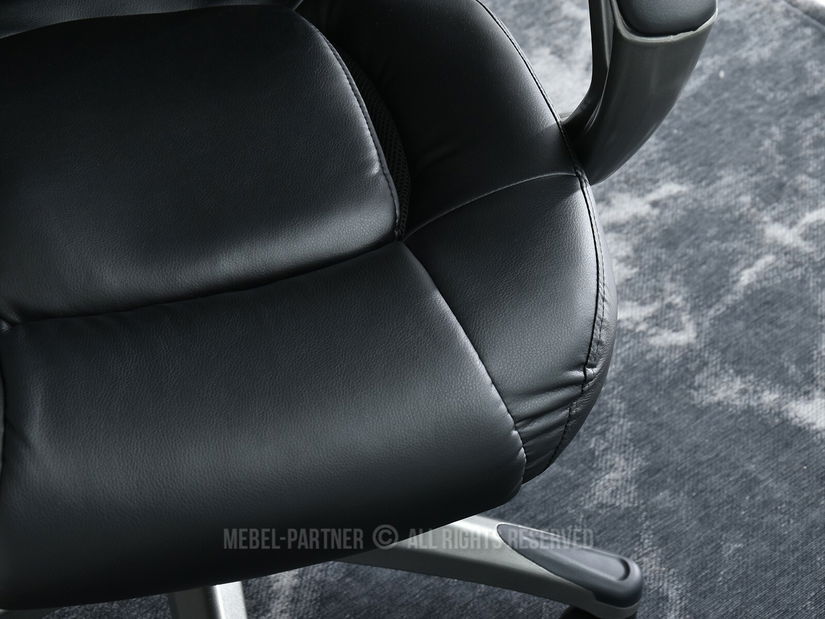 Křeslo Druker (černá + šedá)