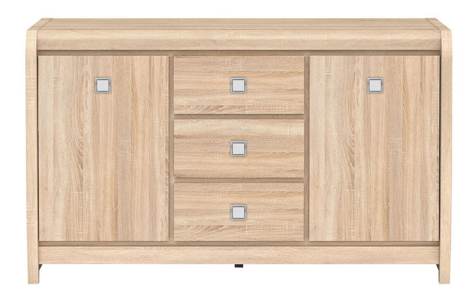 Komoda BRW Loren KOM2D3S