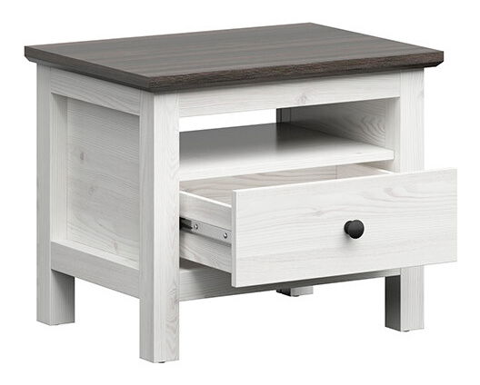 Noční stolek BRW Hesen KOM1S/5/6 (modřín sibiu světlý + borovice larico)