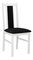Jídelní židle Dalam XIV (bílá + černá)