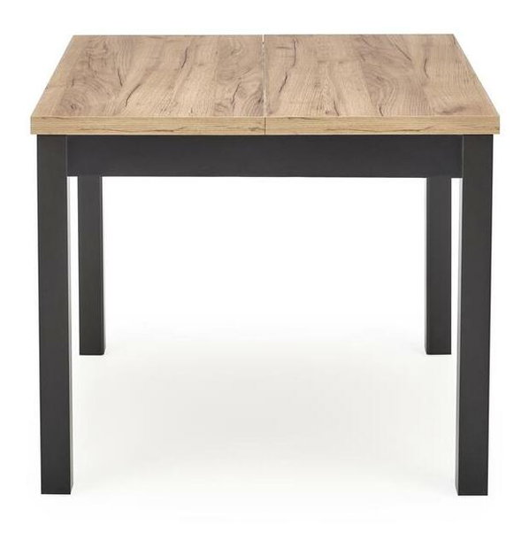 Rozkládací jídelní stůl 90-125 cm Tango (černá) (pro 4 osoby)