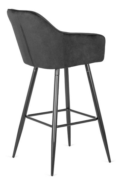 Barová židle Solicitamos (černá)