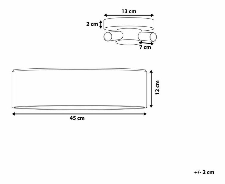 Závěsná lampa Rainbow (bílá)
