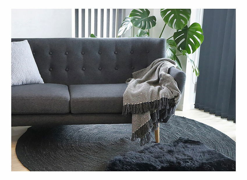 Jehněčí kožešina Ladoria 2 (černá)