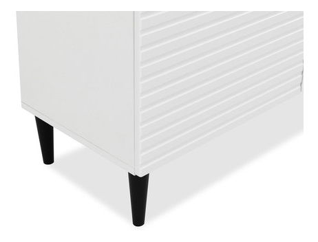 Komoda Sarlana 2D3SZ (bílá + černá)