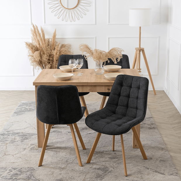 Jídelní židle Kramnik (černá)