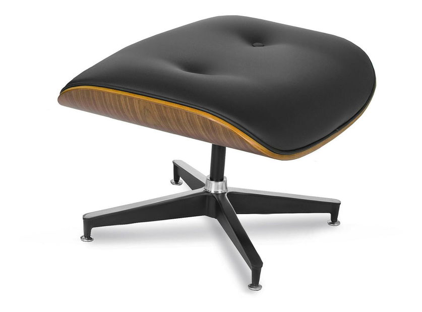 Křeslo s podnožkou Procesion (černá)