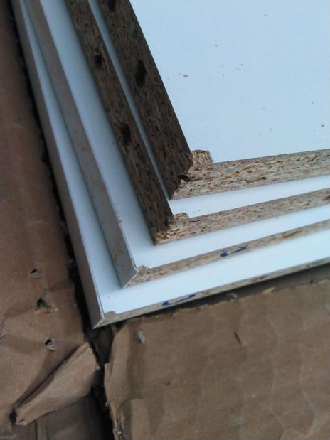 Konferenční stolek Bunuto (bílá + černá) *bazár *bazar