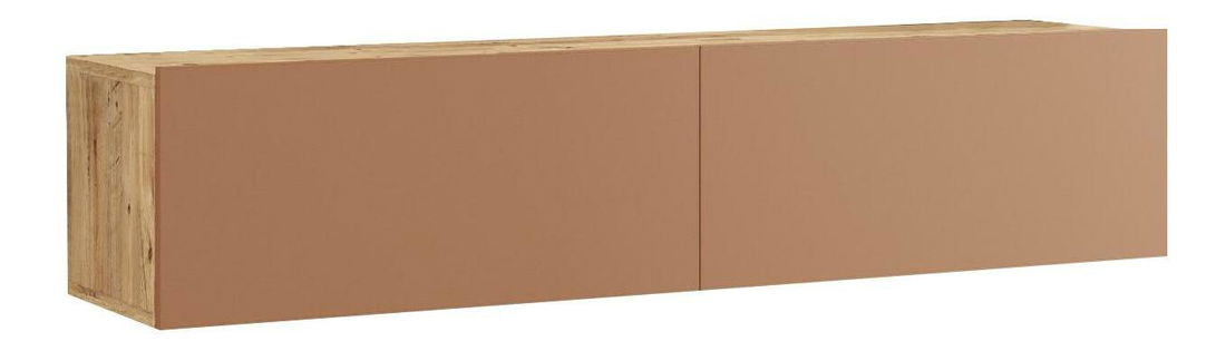  TV stolek/skříňka France 10 (borovice atlantická + cihlová)