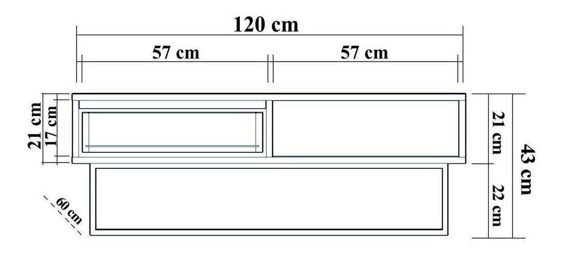Sada nábytku do obývacího pokoje Laxi 16 (ořech + černá)