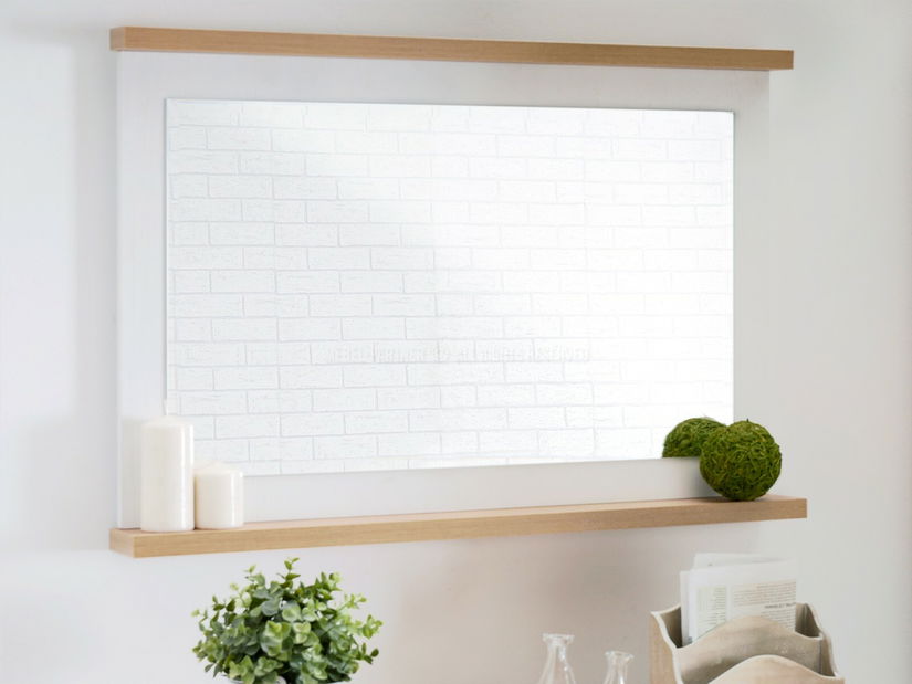 Nábytek do studentského pokoje Bajas 01 (bílý + dub)