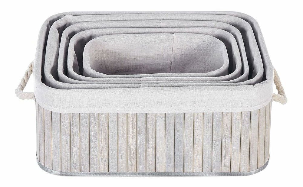 Set 5 ks košíků Taygeta (šedá)
