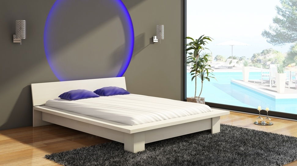 Manželská postel 160 cm Naturlig Boergund (borovice)