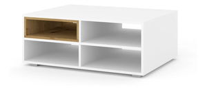 Konferenční stolek Anikka M (dub artisan + bílá)