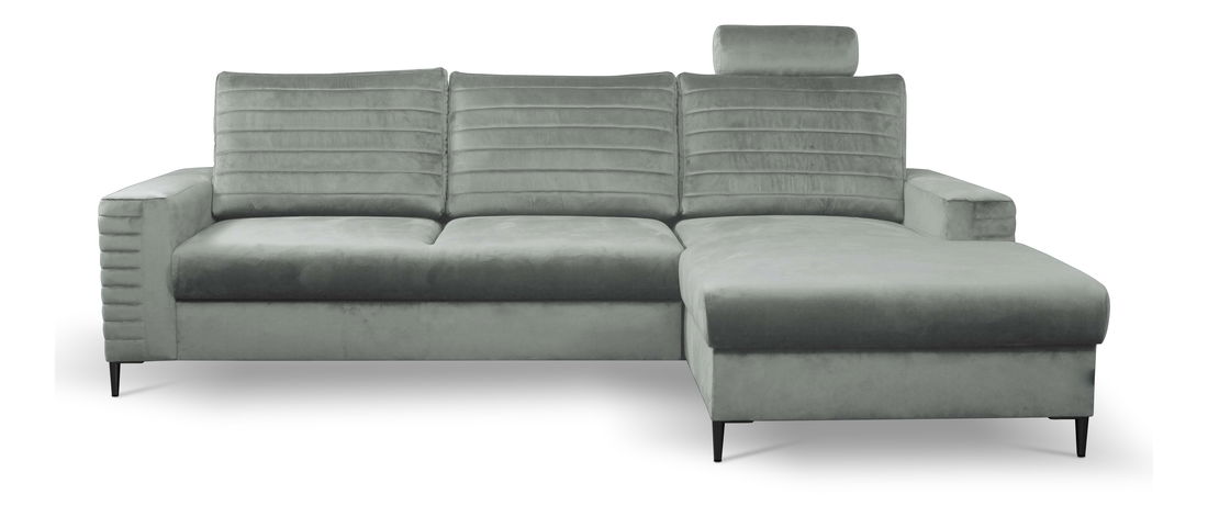 Rohová sedací souprava Coleen (šedá) (P)