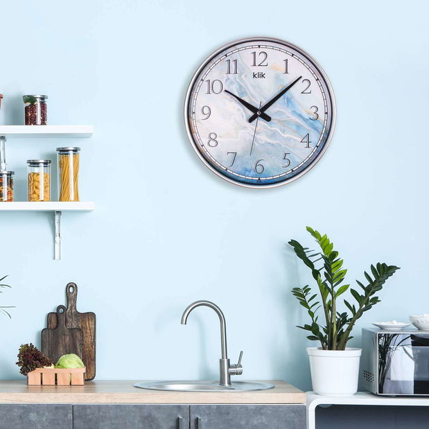 Nástěnné hodiny Summy (hnědá)