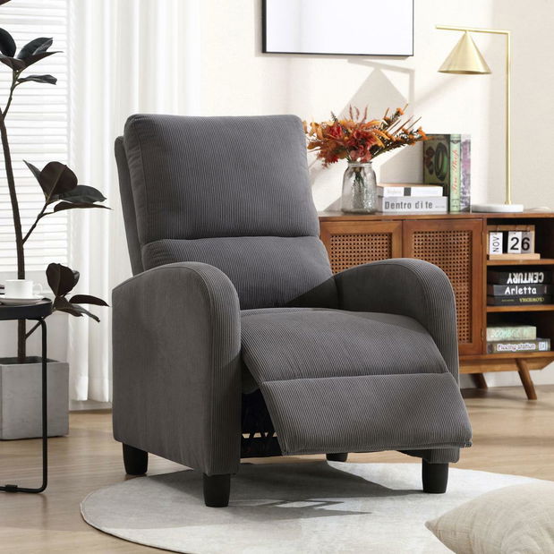 Polohovací křeslo Timbales (šedá)