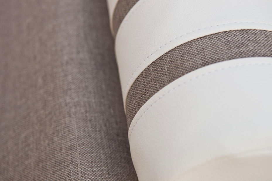 Rohová sedací souprava Raisa (hnědá + tmavěhnědá) (L)