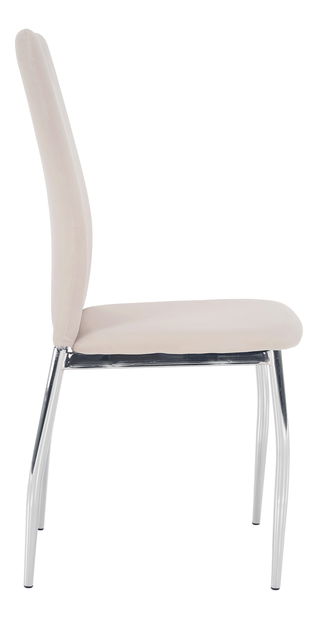Jídelní židle Don Juan NEW (béžová + chróm)