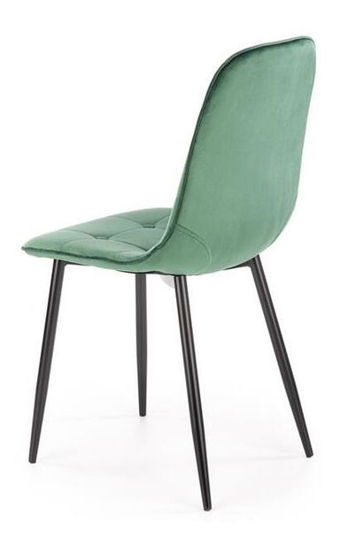 Jídelní židle Davant (tmavě zelená)