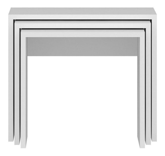 Set 3ks. konferenčních stolků Dalesa 1 (bílá)