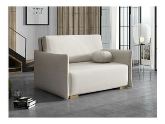 Rozkládací pohovka Carivia Glov II (krémová) (s úl. prostorem)