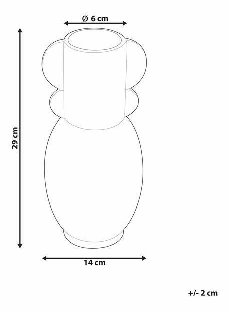 Váza Mytza (černá)