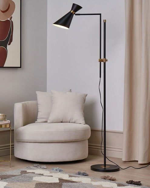 Stojanová lampa Melza (černá)