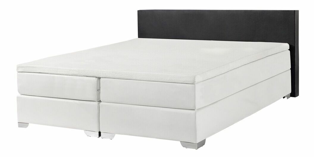 Boxspring postel 160 cm PREMIER 3 (s matracemi) (černá)