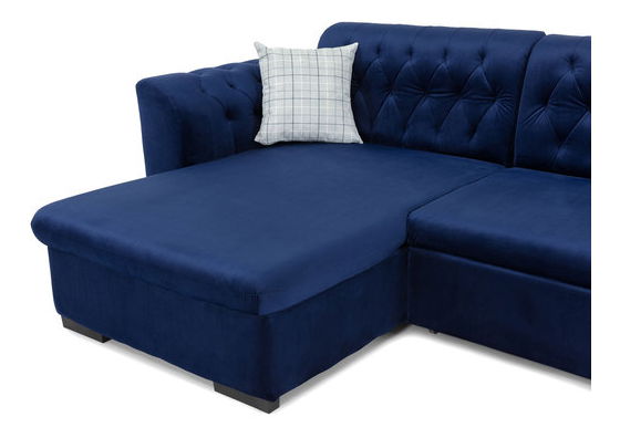 Velká sedačka do obývacího pokoje Emrys (Pravá ) (Magic Velvet 2216 + Senegal 818)