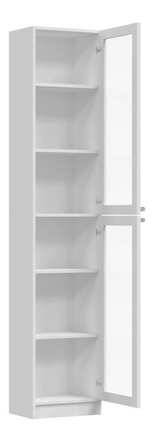 Vitrína Preposso 1 (bílá)