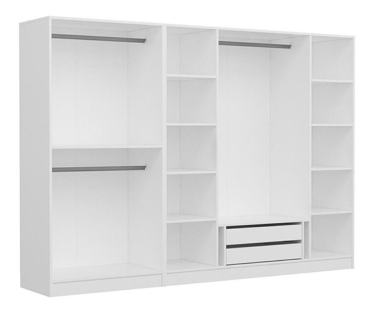 Šatní skříň Kalia 3817 (bílá)