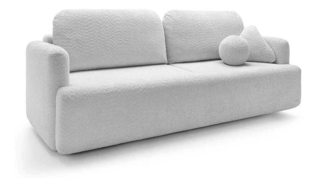 Pohovka trojsedačka Linaki (světle šedá + černá)