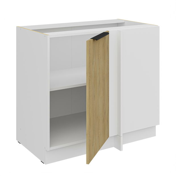 Dolní kuchyňská skříňka Carminia 105 ND 1F BB (dub cremona + bílá)