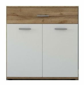 Komoda Sankt E (dub wotan + bílá matná)