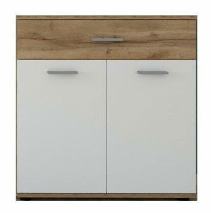 Komoda Sankt E (dub wotan + bílá matná)