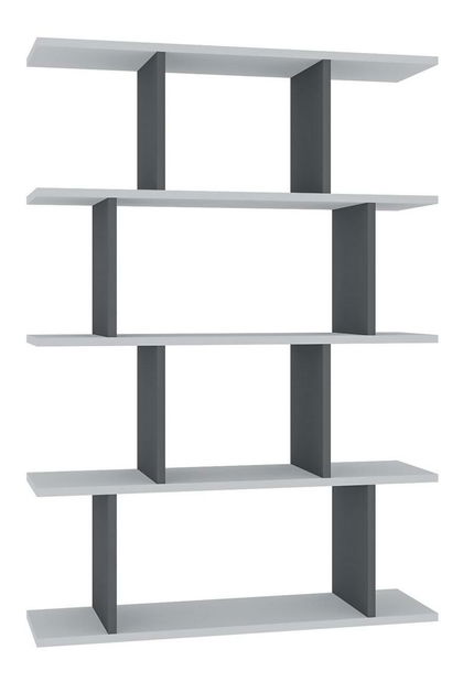 Regál Makiso 1 (bílá + antracit)