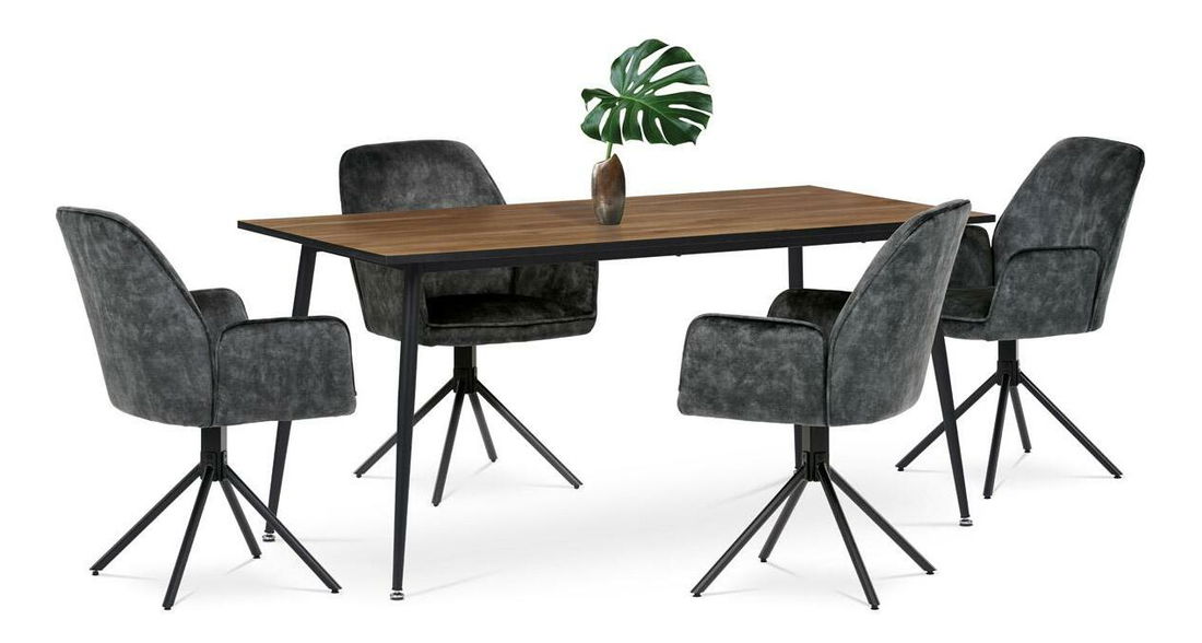 Jídelní židle Heridas (černá)