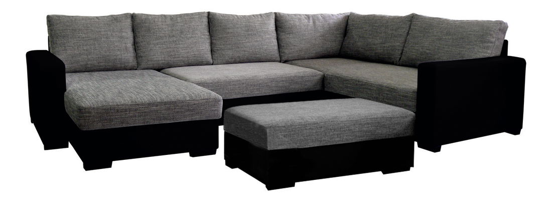 Rohová sedací souprava U Samanta L+2+BL 2 (L) (s taburetem)