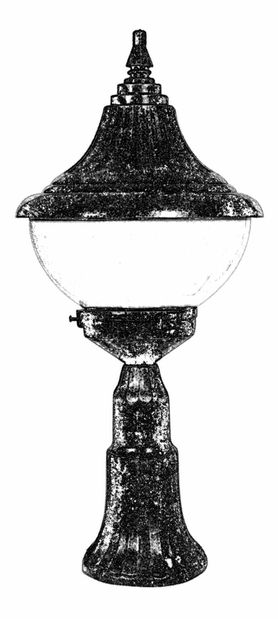 Venkovní nástěnné svítidlo Buster (hnědá)