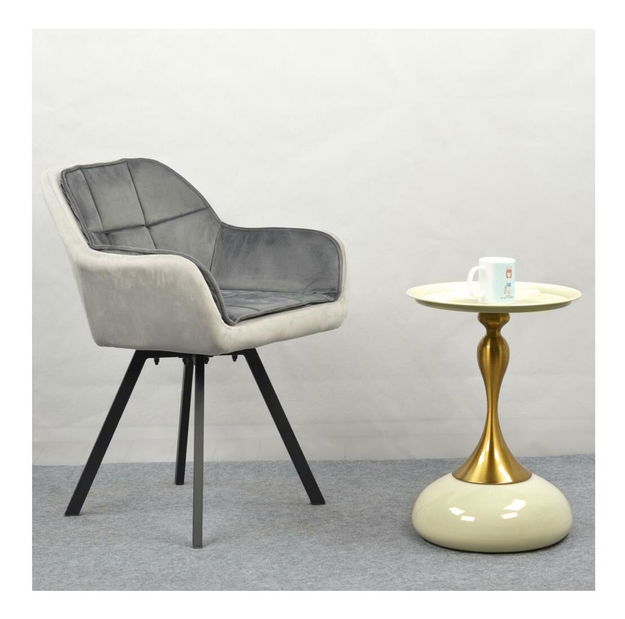 Jídelní židle Fleur (šedá)