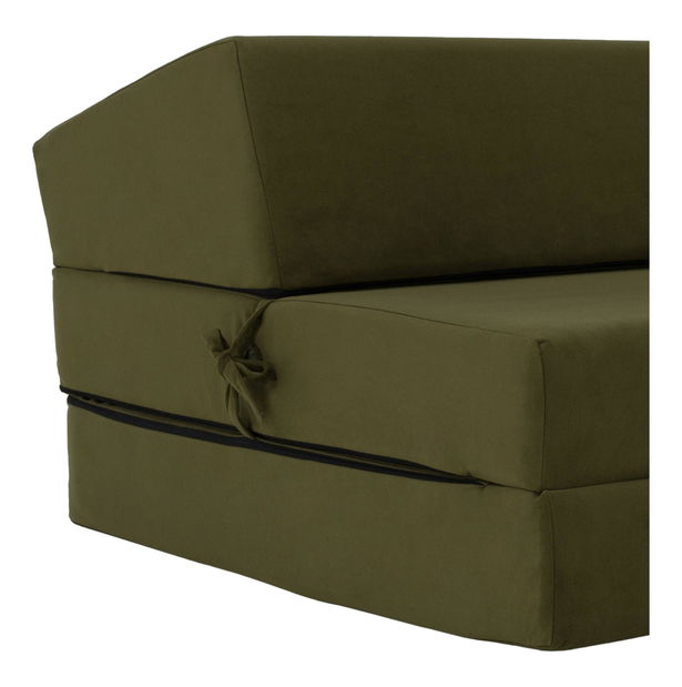 Rozkládací křeslo Viajado (olivová)