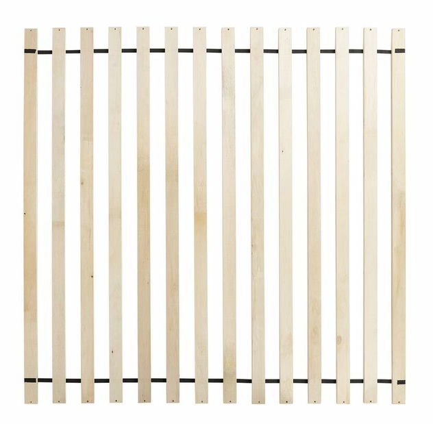 Manželská postel 180 cm AMBRE (s roštem) (béžová)