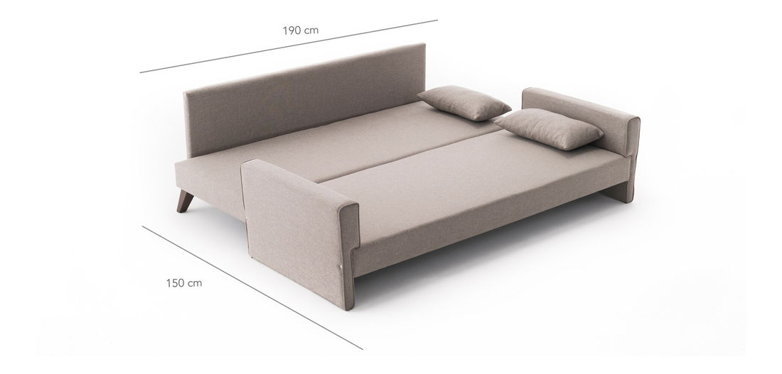 Rozkládací pohovka Bellina (béžová)