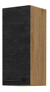 Horní kuchyňská skříňka Virion 30 G 72 1F (dub lancelot + tmavé dřevo)