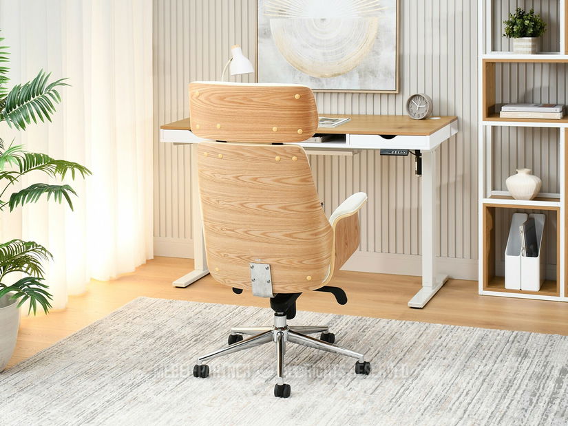 Kancelářské křeslo Lendirnard (krémová)